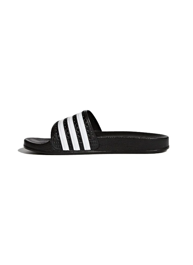 اديداس اوريجينالز adidas ADILETTE J Black Originals Kids Slides