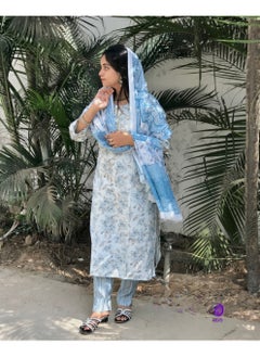 enzo plus Stitched salwar kameez with Dupatta  - Image 3