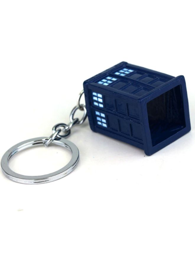 NIBEMINENT Doctor Who Police Telephone Booth Key Chain - Image 2