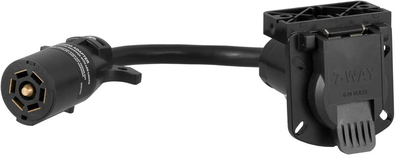 CURT 57003 LED-Compatible 7-Way RV Blade Trailer Wiring Adapter - Image 1