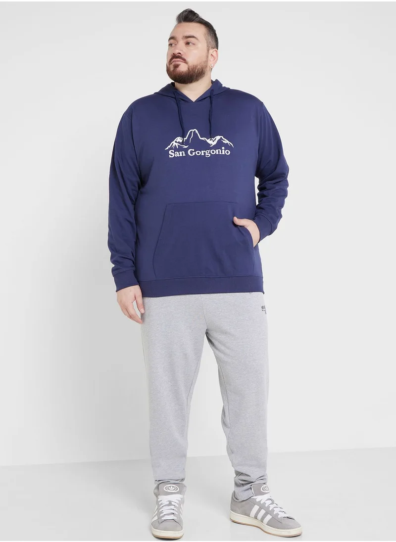 Seventy Five Plus Size Graphic Hoodie