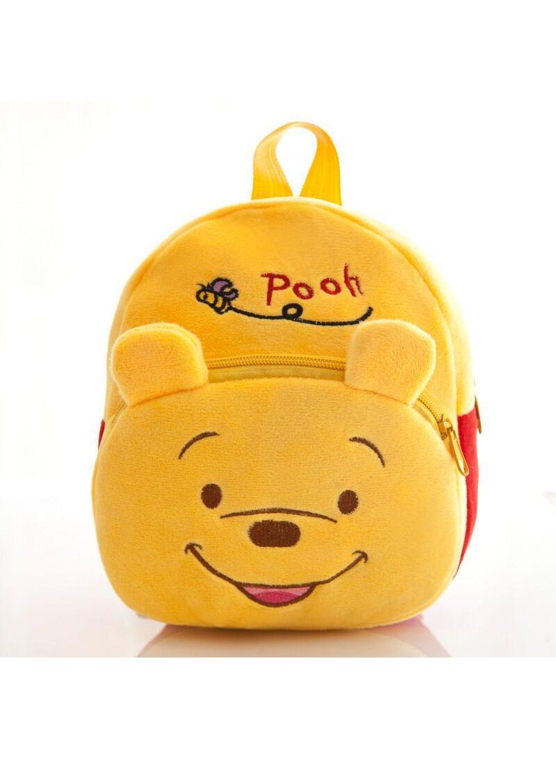 general Kids Winnie Bear Embroidered Backpack Cartoon Plush Kindergarten Backpack