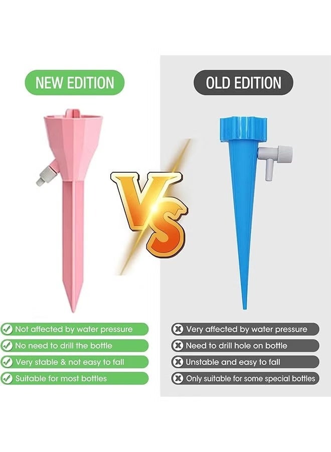 هومستر 5 جهاز كمبيوتر شخصي مصنع الري الذاتي، أجهزة الري المصنع القابلة للتعديل مع التحكم في الإفراج البطيء، التبديل قطرة المياه، إدراج زراعة الري، الوردي - Image 3