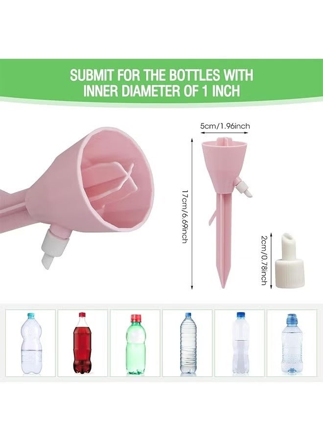 هومستر 5 جهاز كمبيوتر شخصي مصنع الري الذاتي، أجهزة الري المصنع القابلة للتعديل مع التحكم في الإفراج البطيء، التبديل قطرة المياه، إدراج زراعة الري، الوردي - Image 5