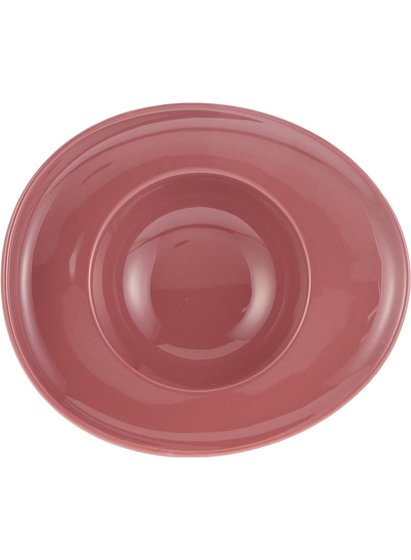 Shallow Pasta Plate 24cm – Shiny Purple | Wide Rim Serving Plate for Pasta, Salad & Soup | Stylish Dinnerware for Home & Restaurant - Image 3