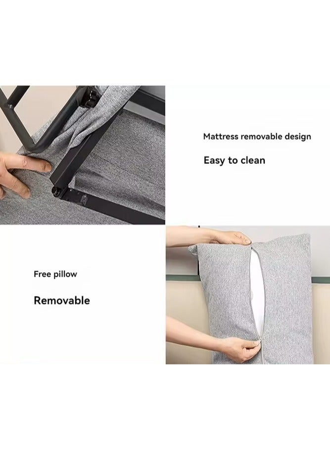 Electric Power Lifting Adjustable Bed Back Rest for Patient Back Lumbar Support, Assist Elderly to Get Out of Bed Easily, Removeable Bedrails with Pocket, 220lbs Capacity - Image 3