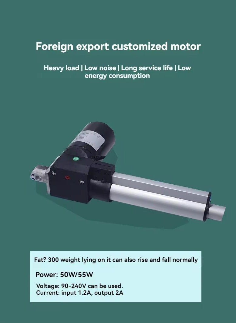 Electric Power Lifting Adjustable Bed Back Rest for Patient Back Lumbar Support, Assist Elderly to Get Out of Bed Easily, Removeable Bedrails with Pocket, 220lbs Capacity - Image 4