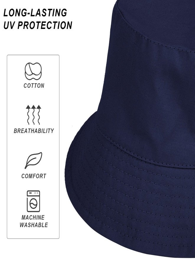 Cooraby 4 Pack Baby Sun Hat Wide Brim Bucket Hat Adjustable Summer Sun Protection Toddler Hat for Boys Girls - Image 4