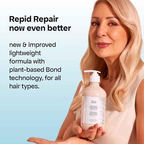 BONDIBOOST Rapid Repair Bond Builder + Conditioner for Damaged Hair [16.90 fl oz], Strengthen + Hydrate + Restores Hair Health with Deep Conditioning Treatment - Image 5