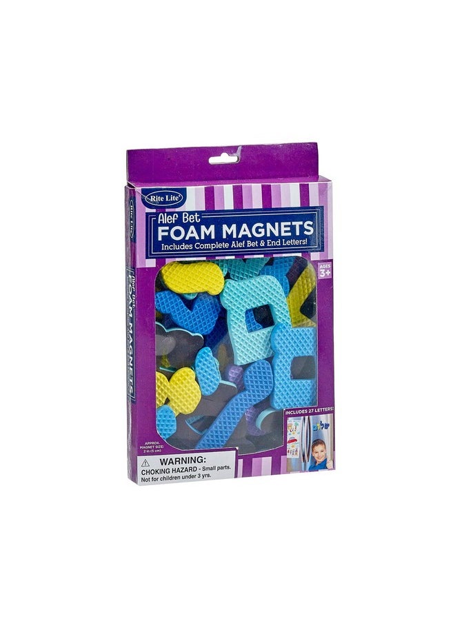 Rite Lite - Alef Bet Magnets Full Hebrew Alphabet Toys For Kids - Jewish Holiday Party Favors Gifts, Judaica Goodie Bag Rewards Arts & Crafts Fun & Educational - Image 1