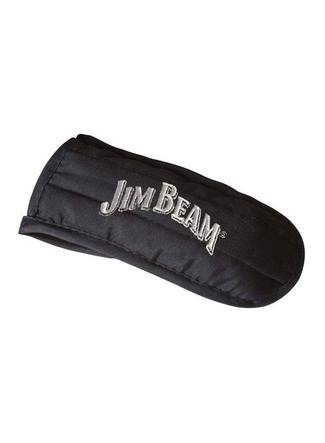 Jim Beam JB0159, Heavy Duty Construction, Pre Seasoned Cast Iron Skillet with Wooden Base and Mitt, Black,Small - Image 5