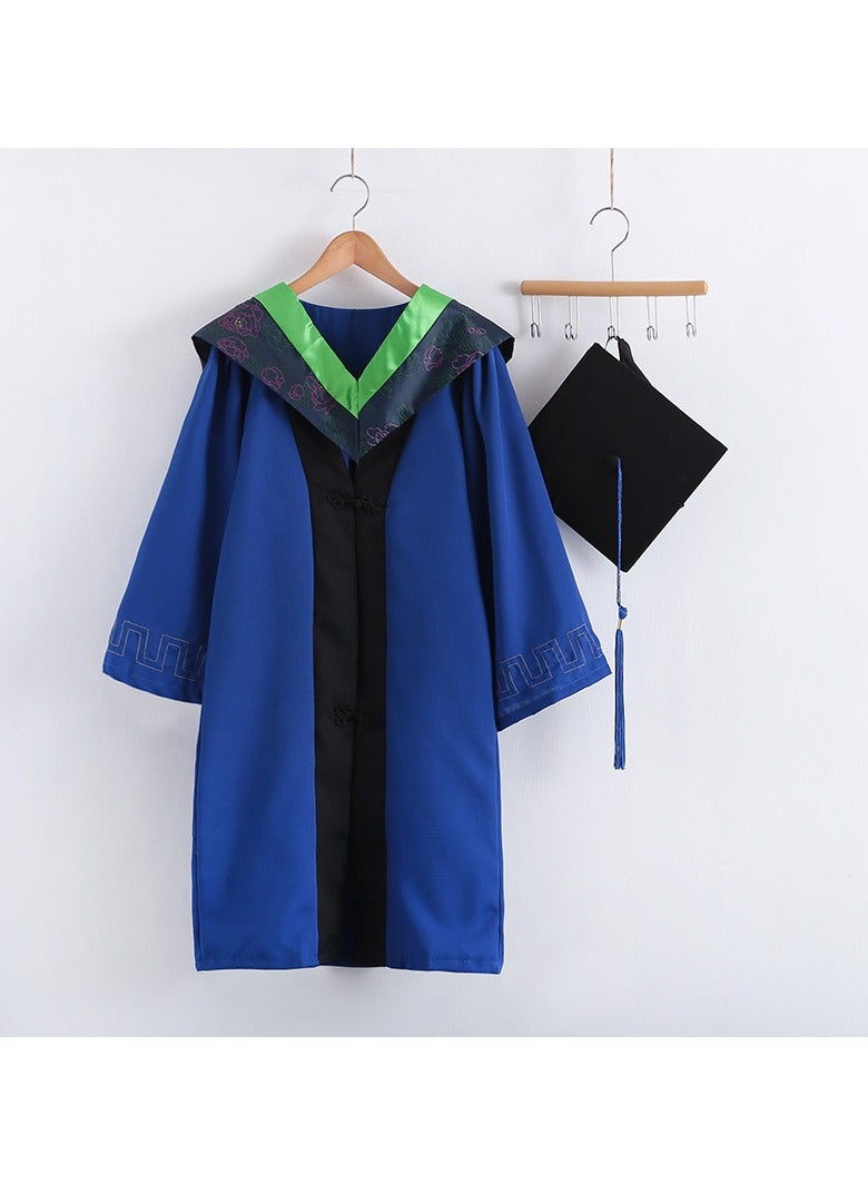 general Graduation Gown Set – Bachelor/Master/Doctorate Academic Regalia with Hood & Cap for Men & Women - Image 1