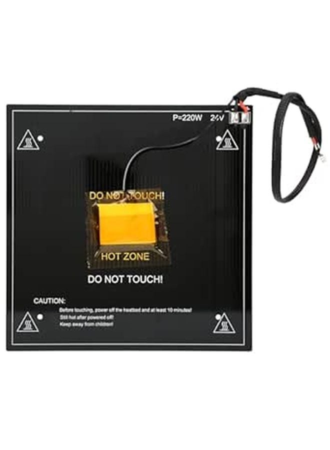 235x235mm Heated Bed for 3D Printer 24V 220W Durable Stable Easy Installation High Adhesion - Image 1