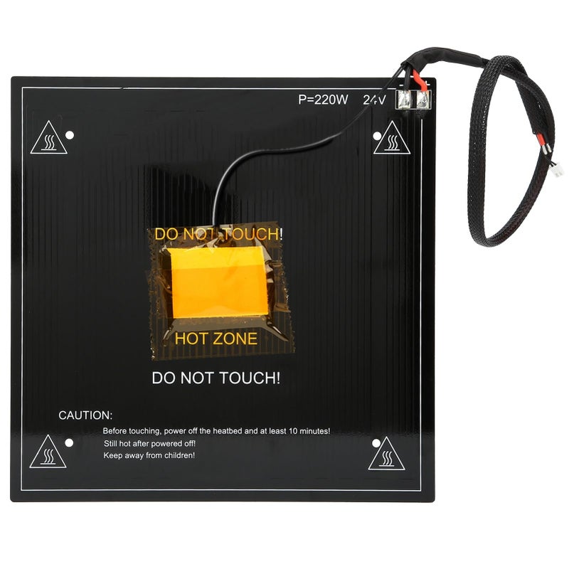 235x235mm Heated Bed for 3D Printer 24V 220W Durable Stable Easy Installation High Adhesion - Image 2