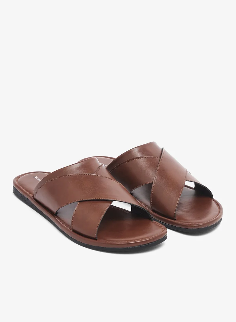 Robert Wood Casual Cross Strap Sandals