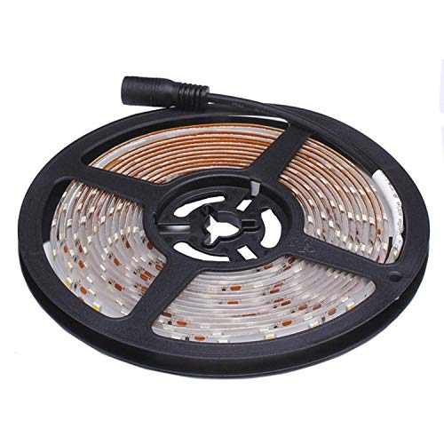 XINKAITE Waterproof Led Strip Lights 16.4 Ft (5M) 300leds 60leds/m White Flexible Tape Lighting Tape Lights for Boats, Bathroom,Mirror,Ceiling and Outdoor, Power Supply not Included (Orange) - Image 5