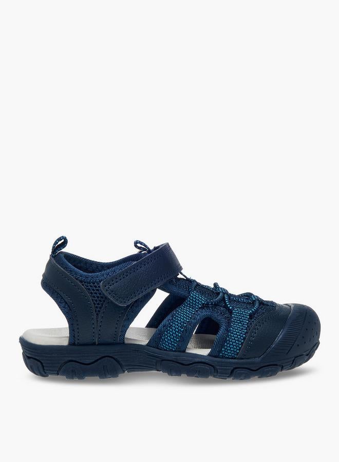 LBL by Shoexpress Boys Mesh Detail Sandals With Hook And Loop Closure - Image 1