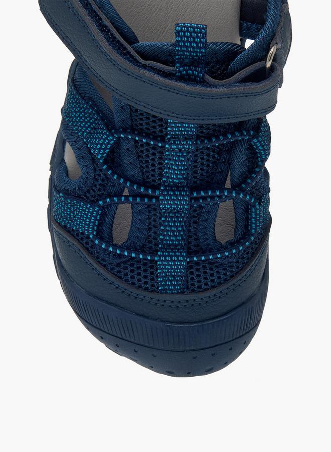 LBL by Shoexpress Boys Mesh Detail Sandals With Hook And Loop Closure - Image 3