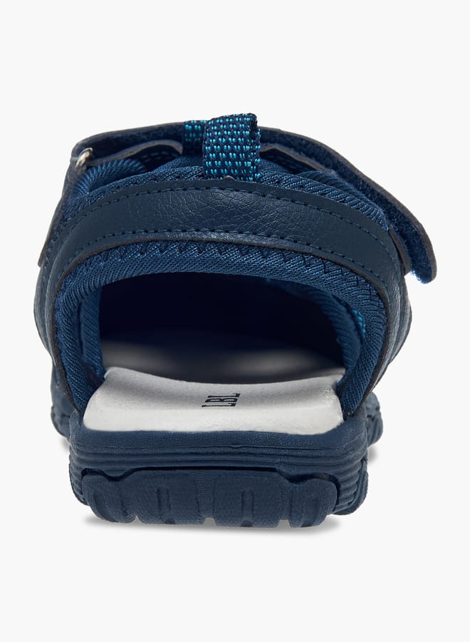 LBL by Shoexpress Boys Mesh Detail Sandals With Hook And Loop Closure - Image 3
