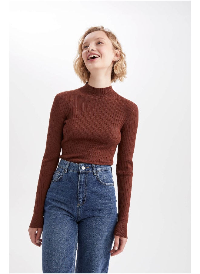 DeFacto - Woman Slim Long Sleeve Pullover - Image 1