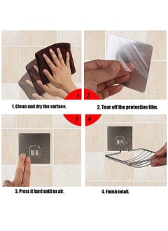 HomarKet Suction Soap Saver Dispensers 2pcs Strong Rustproof Stainless Steel Soap Rack Wall Mounted Soap Dish Holder Basket Vacuum Suction Cup Bar Soap Sponge Holder for Shower and Bathroom Silver  - Image 5