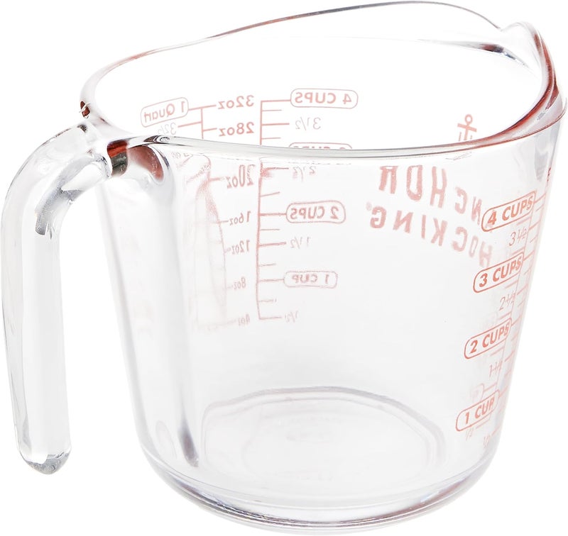 Anchor Hocking Glass Measuring Cup, 32 Oz, Clear - Image 3