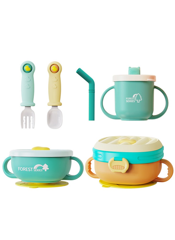 Perfii 5pcs Baby Feeding Complete Set BPA-Free for Toddlers, Babies, and Kids  - Image 1