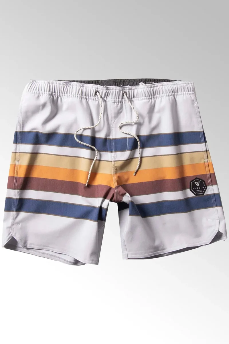 Vissla Fist Bump 17.5" Ecolastic Swimshort Grey Dawn