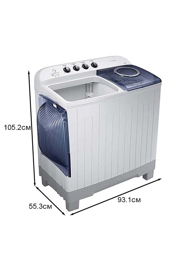 Samsung 12kg Top Load Semi-Automatic Washing Machine with Air Turbo Drying System (WT12J4200MB/GU)-Light Grey WT12J4200MB/GU Light Grey - Image 3