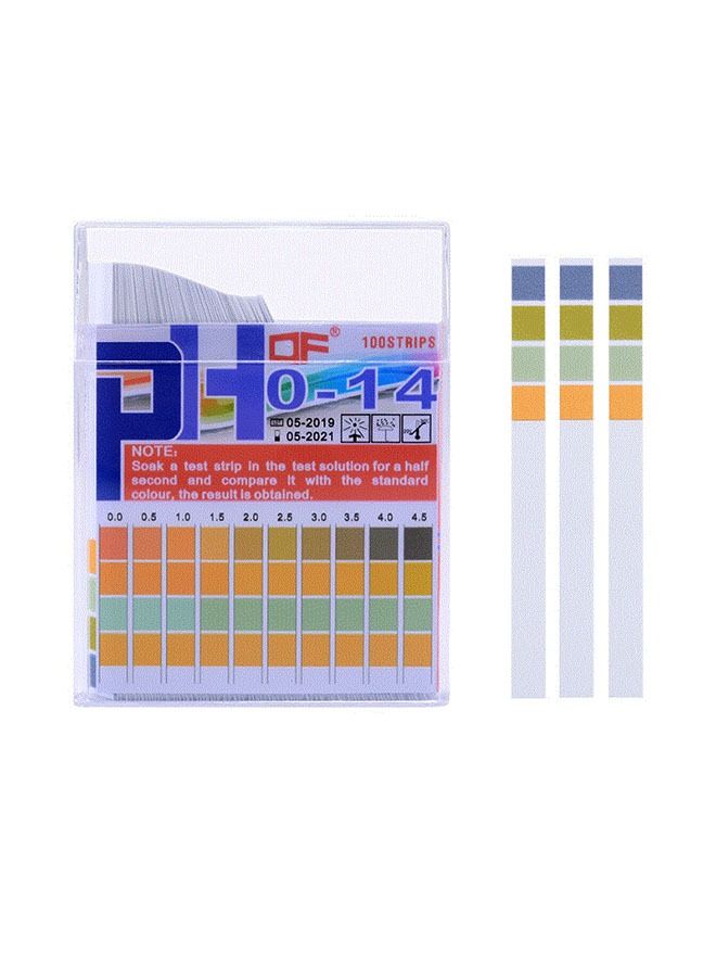 Generic 100 Piece PH Test Paper Stripe Multicolour  - Image 1