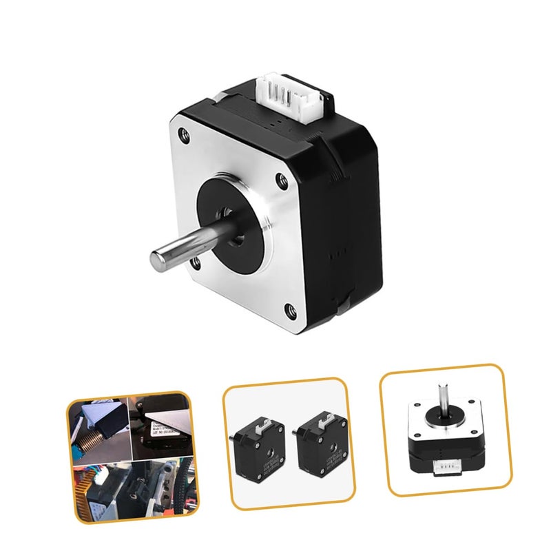 PartyKindom Phase Stepper Motor Kit عالي الاستقرار منخفض الضوضاء سهل التركيب بديل للطابعات - Image 3