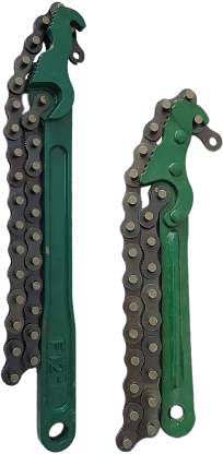 Inditrust 12inch Adjustable Oil Filter Chain and 9inch Adjustable Oil Filter Chain wrench (Pack of 2pc) Single Sided Combination Wrench (Pack of 2) - Image 3