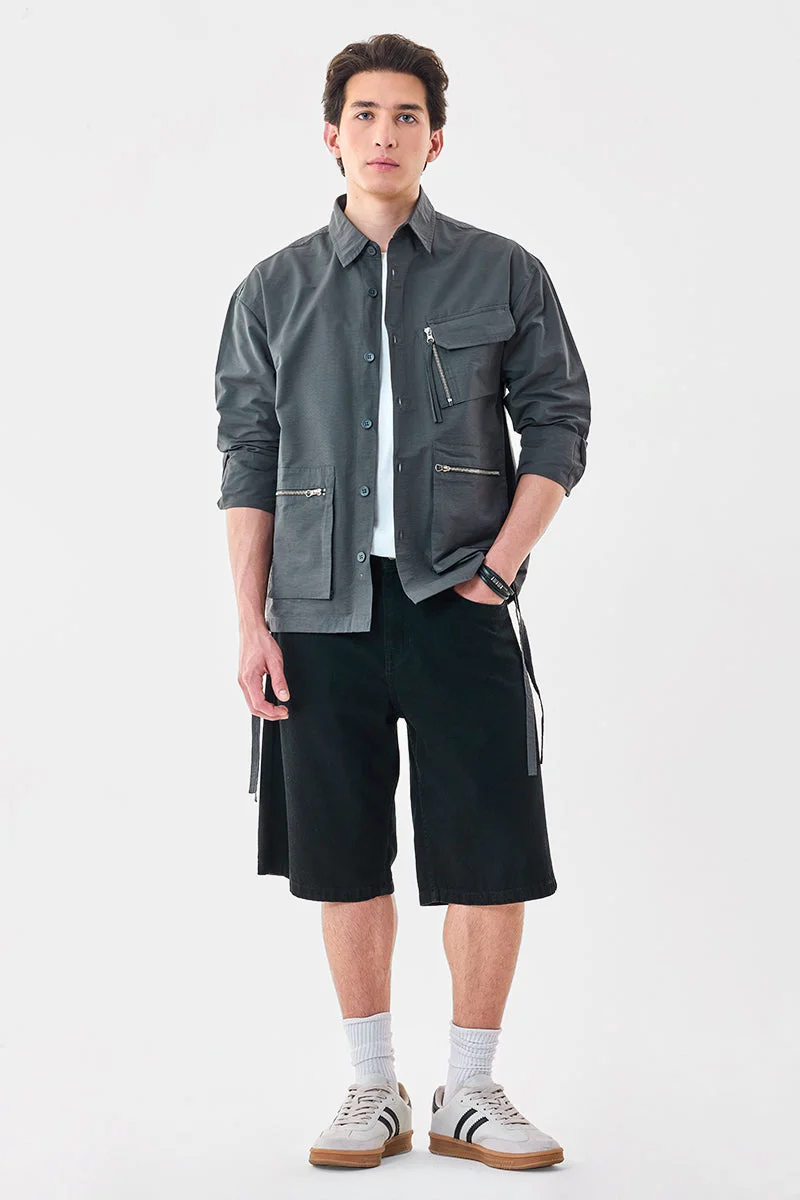 SNITCH Triple Pocket Regular Fit Jacket