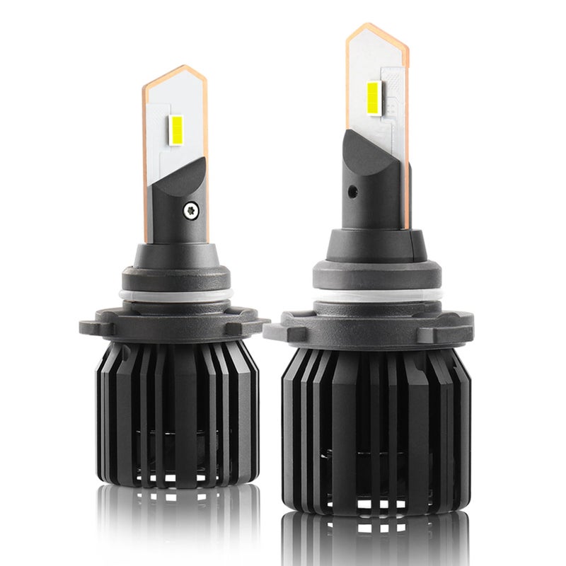 ٢ قطع لمشابك فары سيارة LED مقاومة للماء IP68 50 واط - مجموعة تحويل متكاملة لمصبوبات قيادة LED 9005/HB3/H10 - Image 1