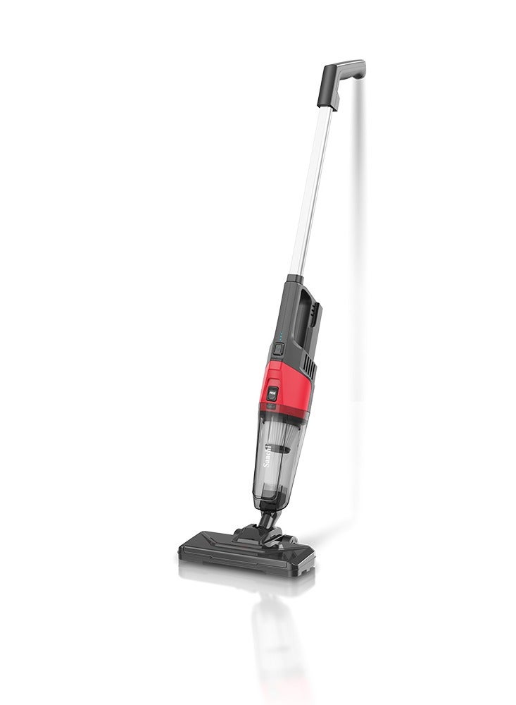 Saachi 2-in-1 Rechargeable Cordless Stick Vacuum Cleaner: Powerful Cleaning with HEPA Filter & Rotating Brush 100 W NL-VC-1110RCH-BK Black - Image 1