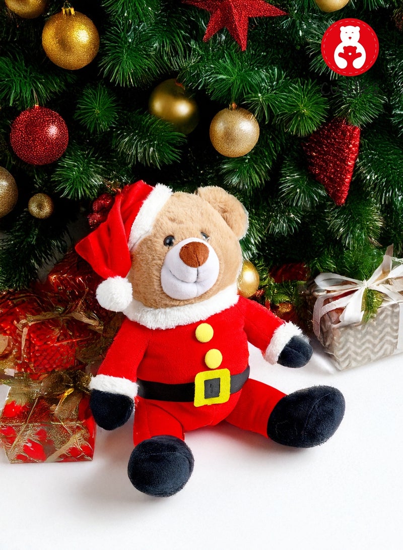 Cuddles دب سانتا البني القابل للجمع 40 سم (هدايا ألعاب محشوة للأولاد والبنات) - Image 5