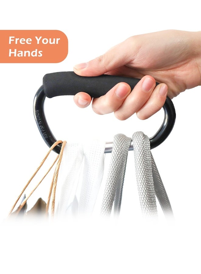 2 قطعة ، السنانير الخارجية ، حلقات تسلق الألومنيوم ، خطافات حقيبة الظهر ، سلاسل مفاتيح متعددة الوظائف ، حلقات تسلق التخييم ، خطافات الأمان ، يمكن استخدامها في حامل خيام السفر في الهواء الطلق ، عناصر الرفع اليومية. - Image 4