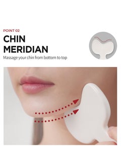SYOSI Gua Sha Massage Tool, Body Massage Tool, Ceramic Gua Sha, for Promotes Blood Flow Prevents Wrinkles Removes Toxins, Facial Massager  - Image 3