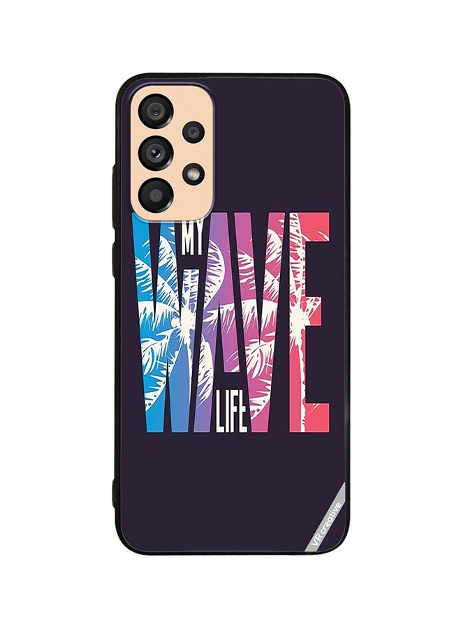 VR CREATIVE Protective Case Cover For Samsung Galaxy A53 5G Wave Design Multicolour - Image 1