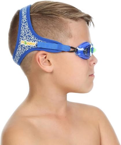 Frogglez Anti-Fog Swimming Goggles for Kids under 10 (Ages 3-10) Recommended by Swim Instructors; Premium Pain-Free Strap - Image 4