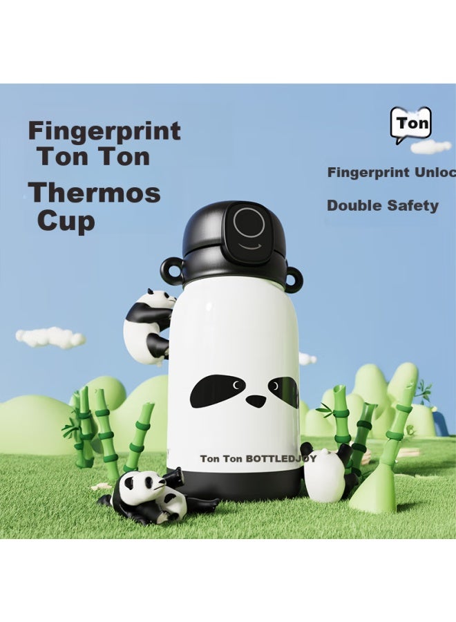 Bottled Joy Insulated Tumbler With Fingerprint Unlock Yibo Edition, Large Capacity Cup With Strap, Portable Student Water Bottle - Image 3