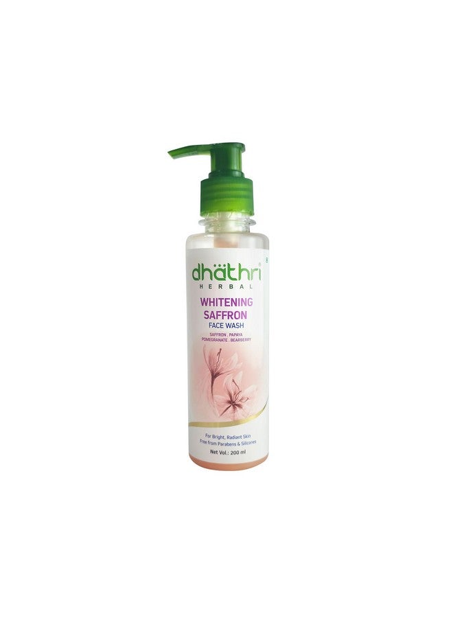 dhathri Herbal Whitening Saffron Facewash (200 Ml) - Image 1