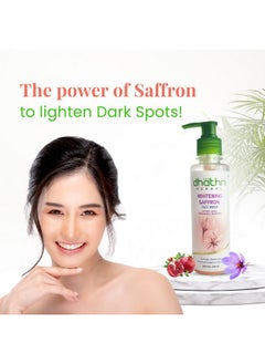 dhathri Herbal Whitening Saffron Facewash (200 Ml)  - Image 3