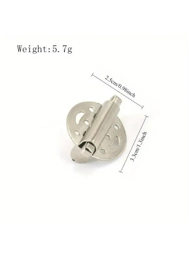 Stainless Steel Windproof Hookah Hood Silvery with Adjustable Spring - Image 3