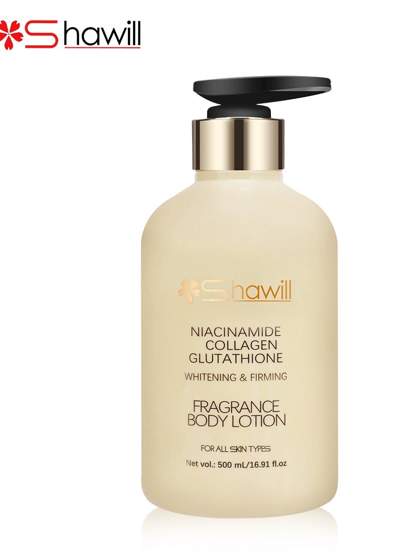 Shawill Niacinamide Collagen Glutathione Body Lotion - 500ml - Image 1