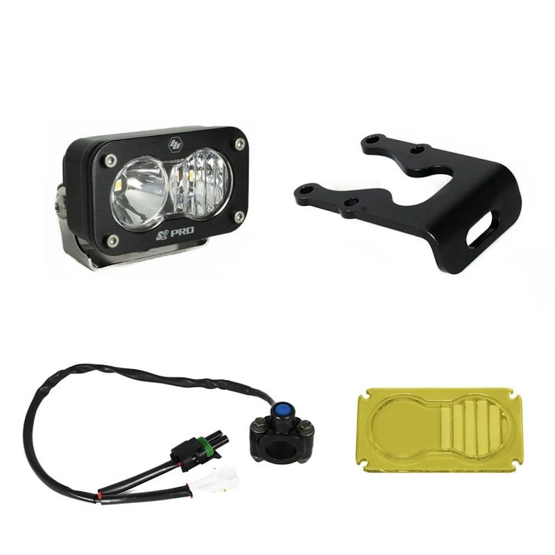 مجموعة مصابيح Baja Designs S2 Pro للدراجات SurRon Light Bee X و Talaria MX3MX4 مع مجموعة قيادة واضحة