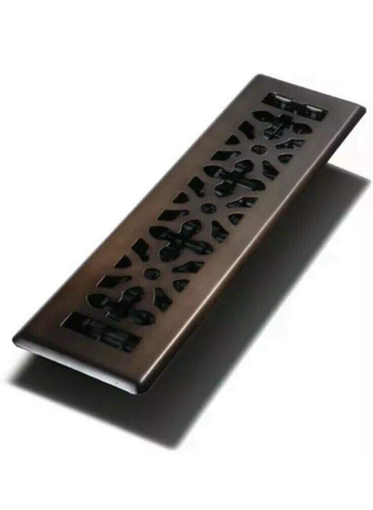 Decor Grates AGH212RB 2Inch by 12Inch Gothic Bronze Steel Floor Register