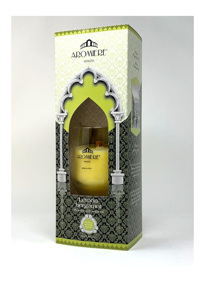 Aromiere Lemon Bergamot Home Fragrance  Candle  Scent 260 g  - Image 1