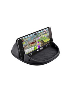 FULLBELL Phone Holder, Silicone Pad Non-Slip Dash Mat Suit for Max Thick 12mm(7 inch) Cell Phone Car Dashboard Mount Cradle Dock, Slip Free Desk Phone Stand Compatible with iPhone, GPS Devices and More  - Image 2
