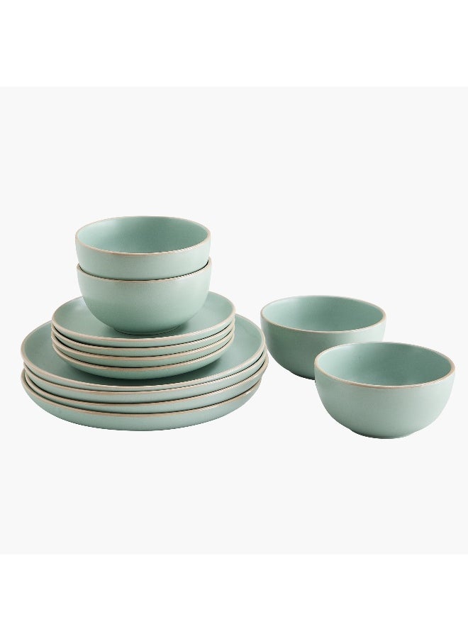 Home Box Elegenza 12-Piece Glaze Dinner Set - Serves 4  - Image 4